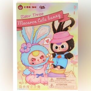 Baby Three Macaron Cute Bunny blind box